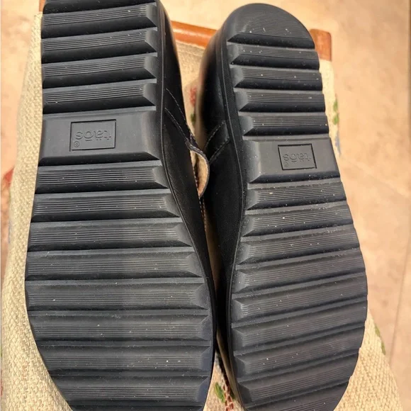 Taos chorus black leather Mary Jane style shoes comfort quality $170 sz 9 - Picture 9 of 16